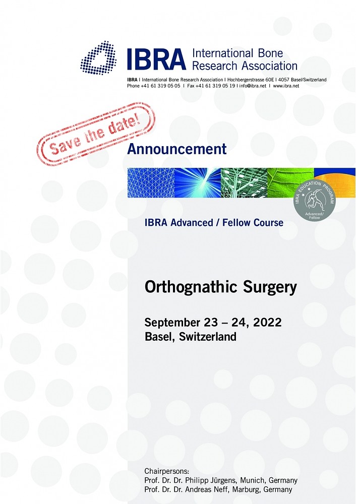 International Advance Course - Orthognathic Surgery